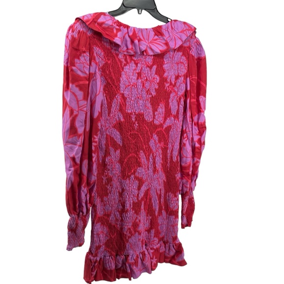 FARM Rio NWT Living Nature Smocked Long Sleeve Dress - Picture 5 of 9